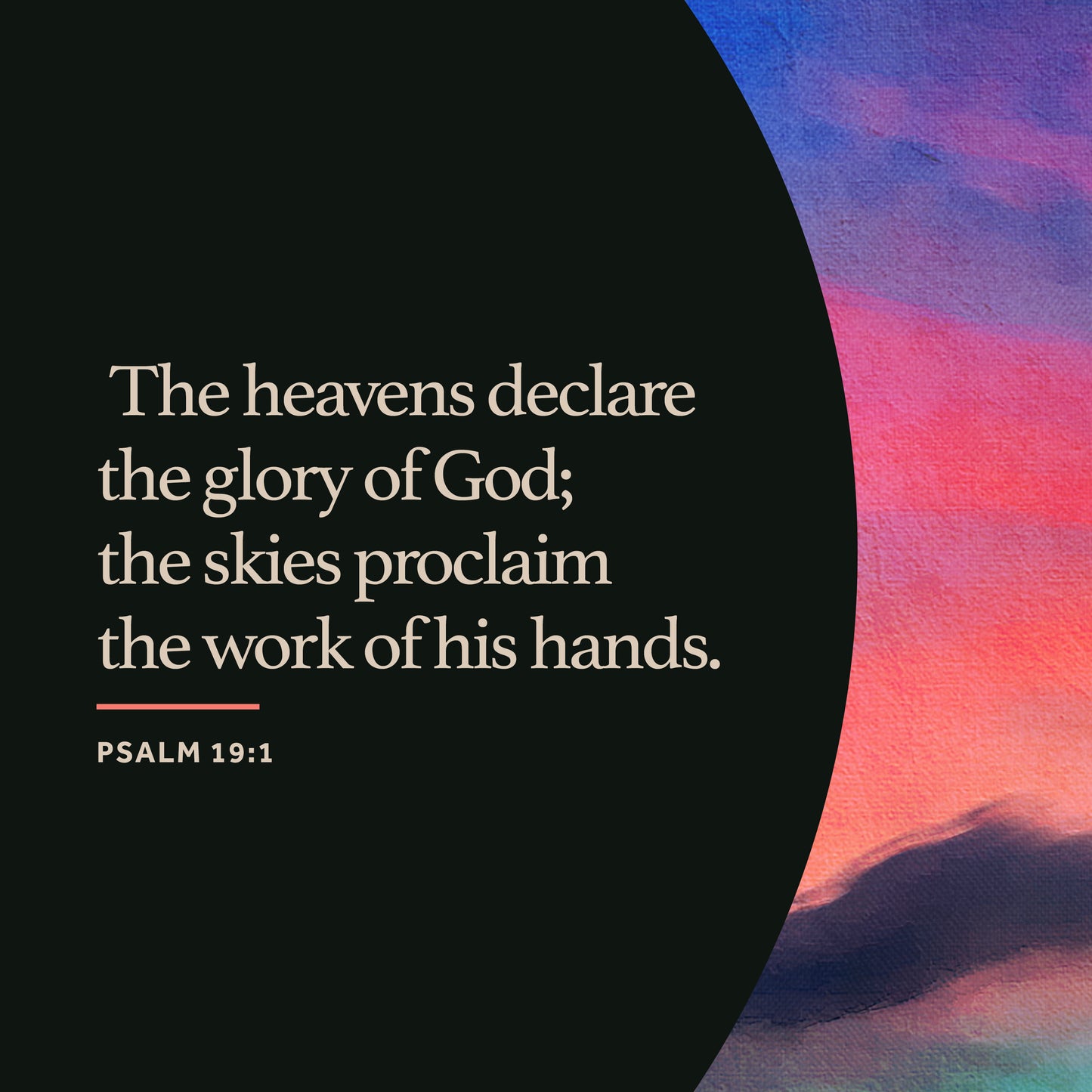 Psalm 19:1