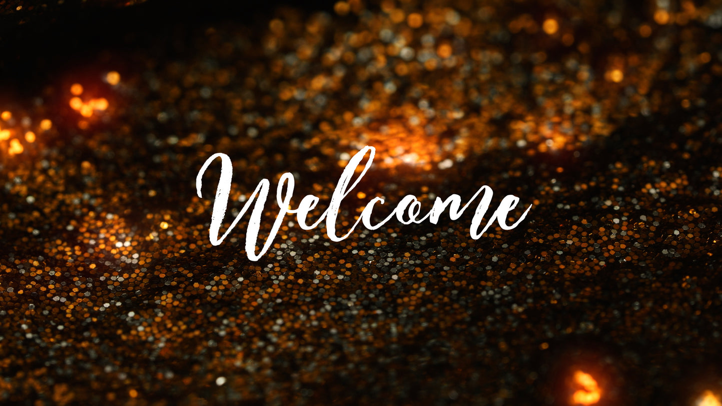 Glitter Light Welcome