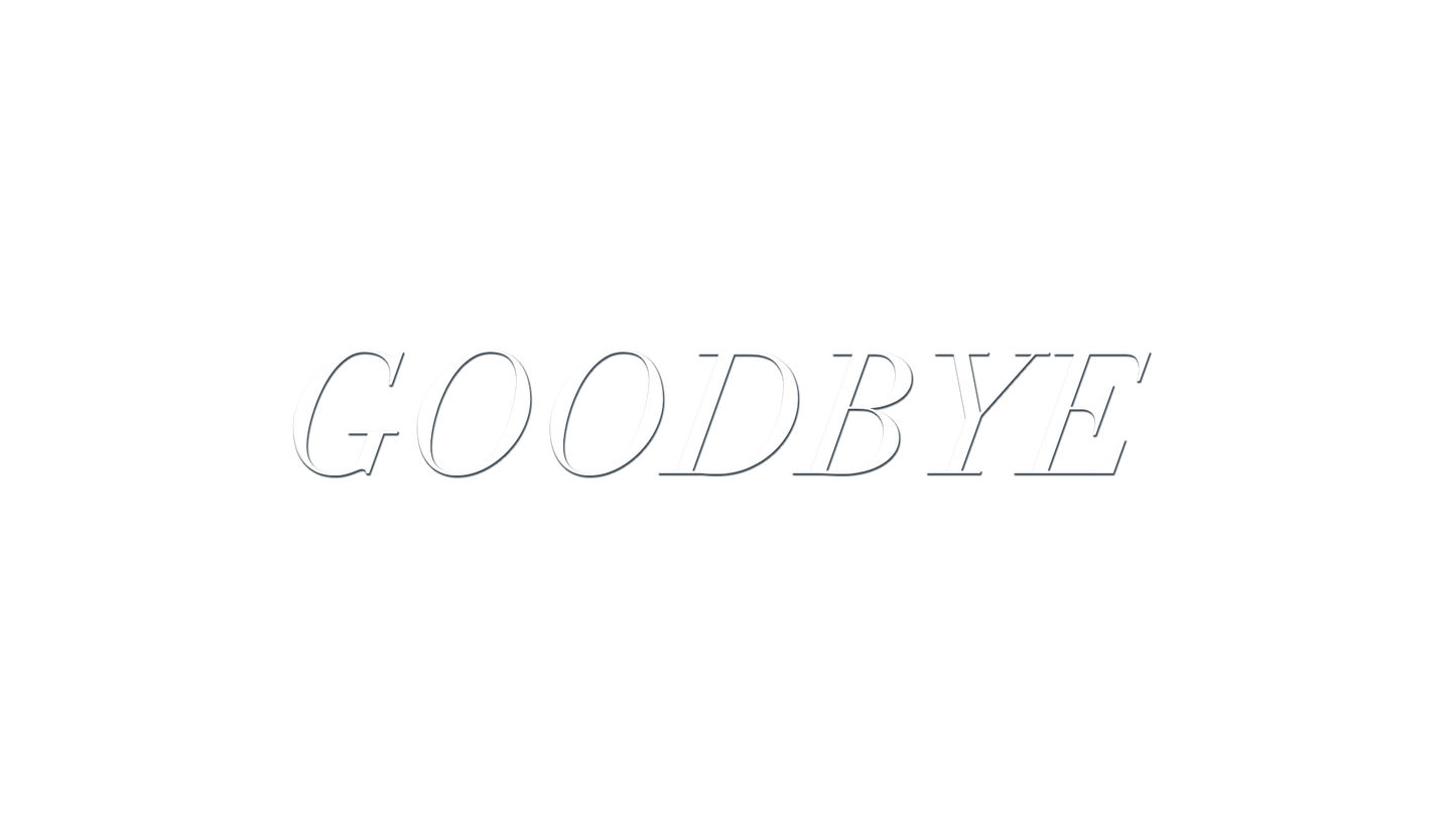 Floral Valentine Goodbye