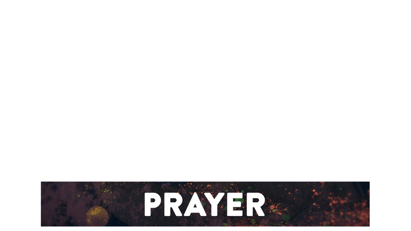 Painted Cosmos Lower Third Prayer