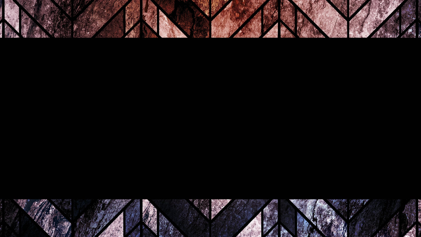 Simple Stained Glass Chevron Stream