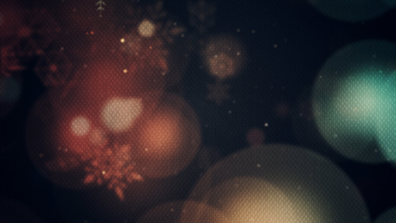 Vintage Christmas Lights Snow 02 Still