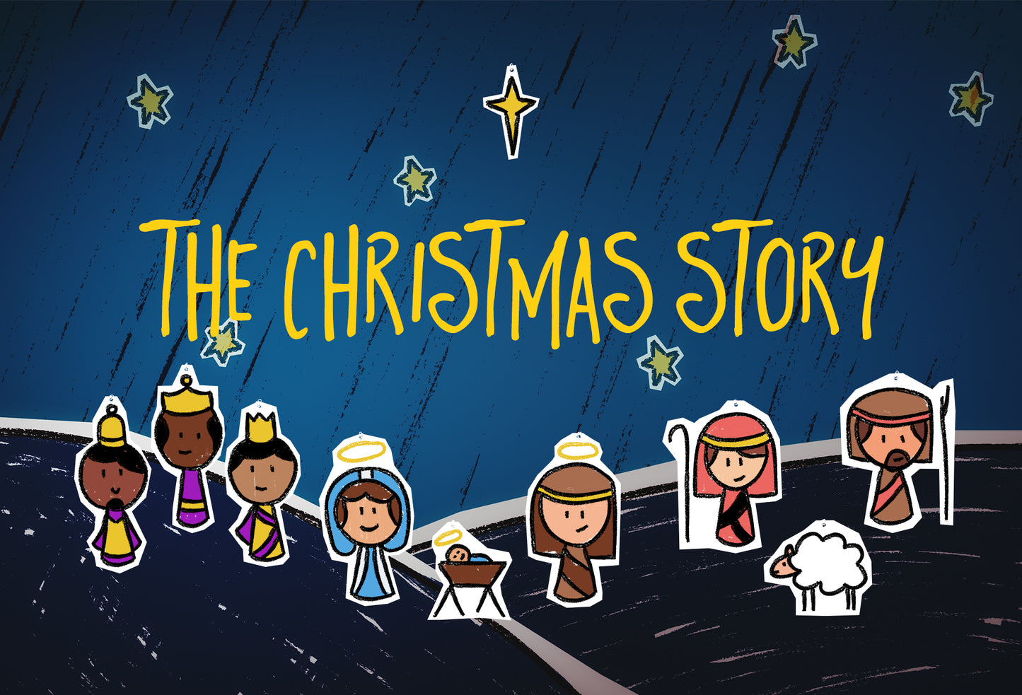 Christmas Pageant Postcard 1