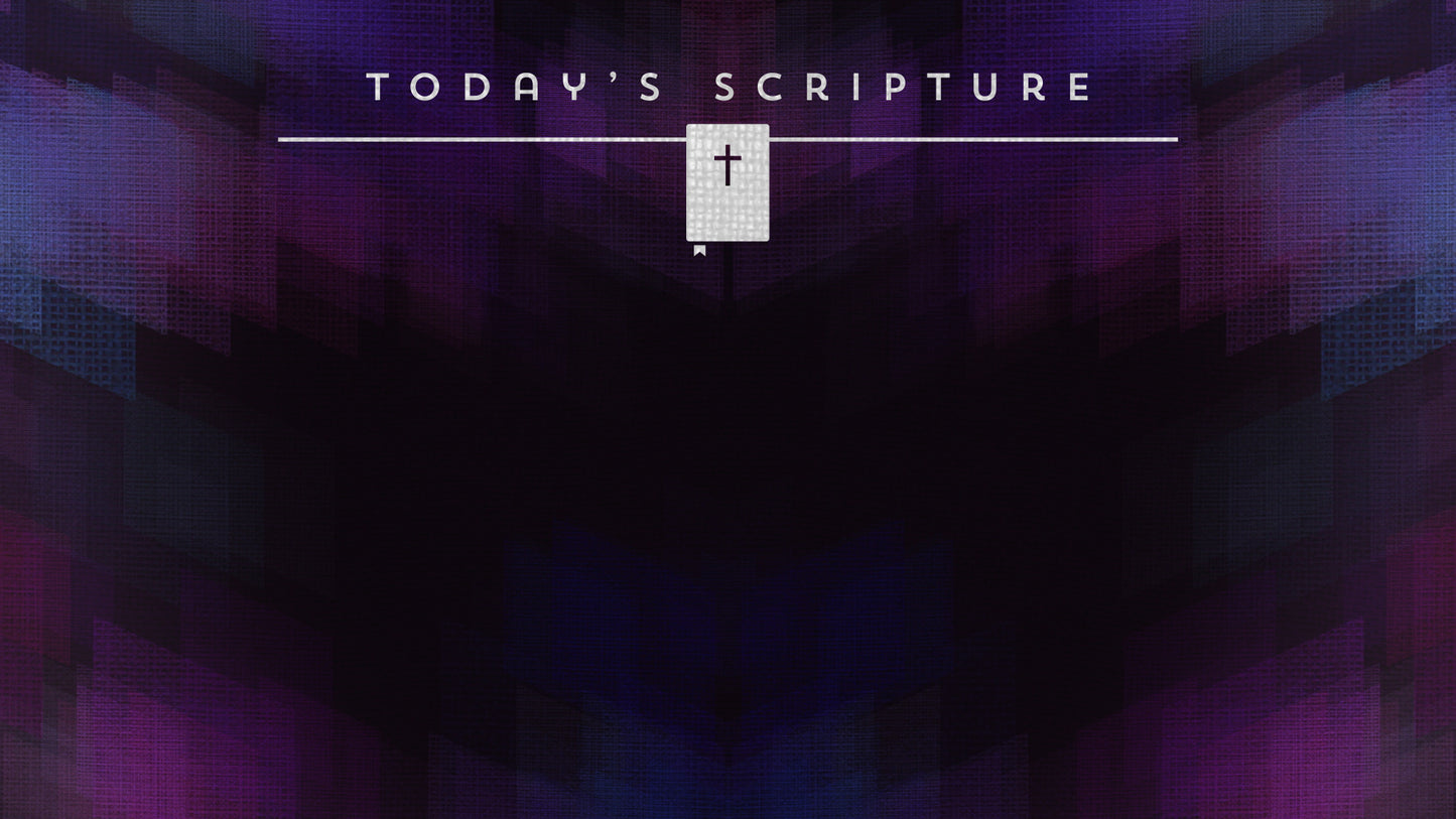 Burlap Patterns Scripture Still