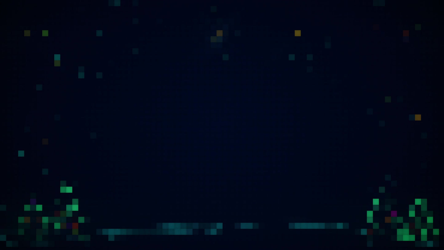 Christmas In Lights Landscape Pixel