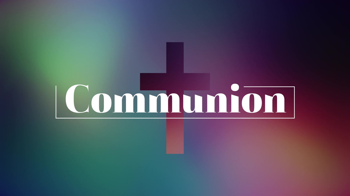 Vibrant Crosses Communion