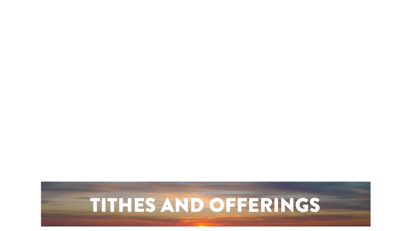 Sunrise Ocean Lower Third Tithes Offering