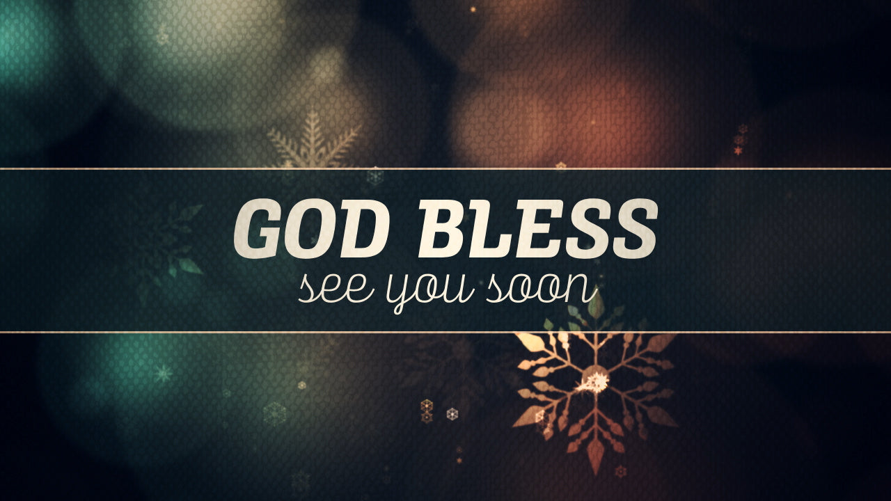 Vintage Christmas Lights Closing Still