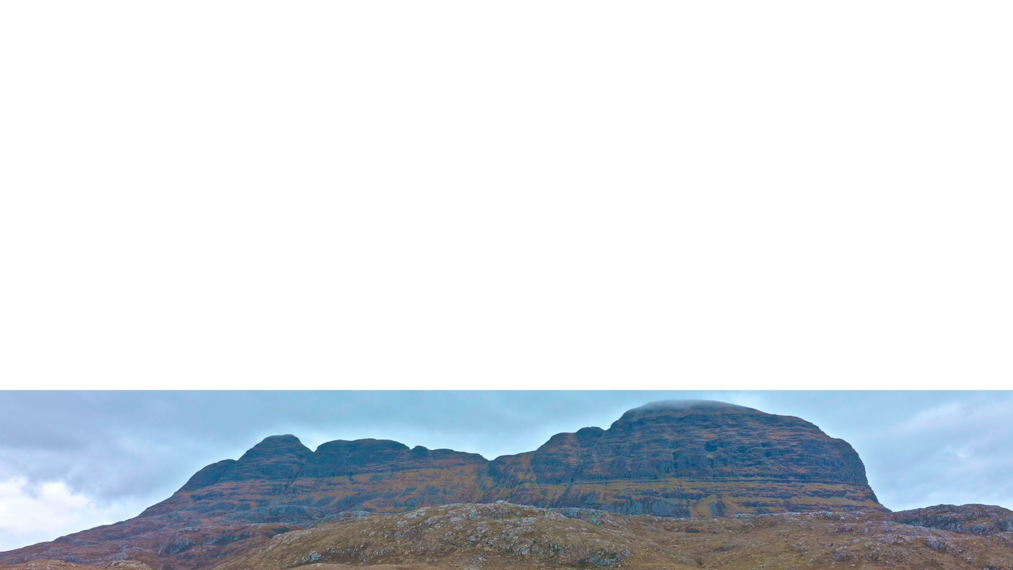 Scottish Mountain Lower Third Full Blank Large