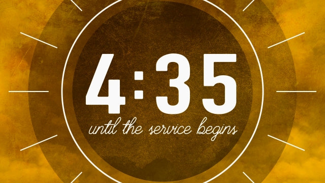 Summer Clouds Orange Countdown