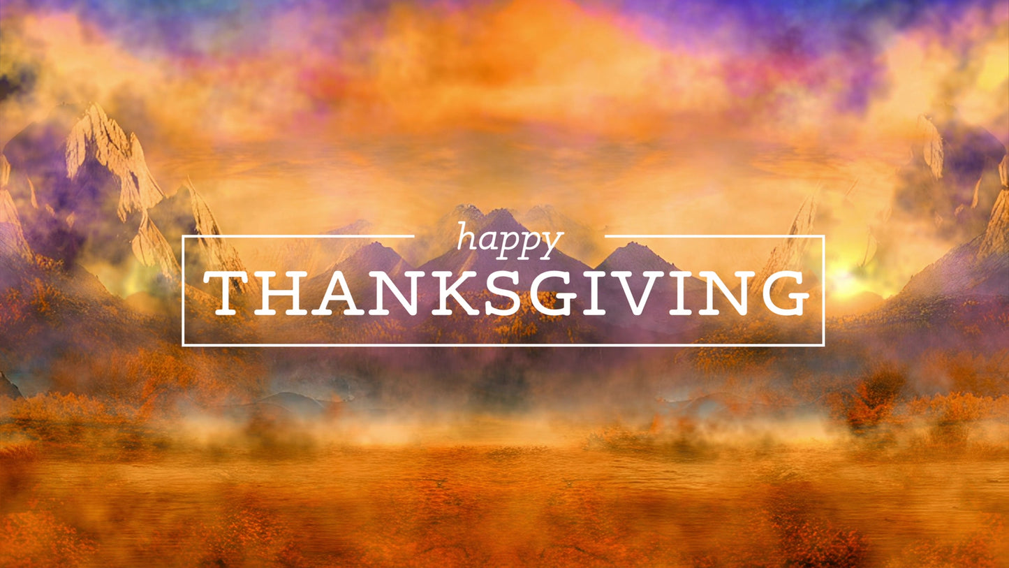 Surreal Fall Happy Thanksgiving