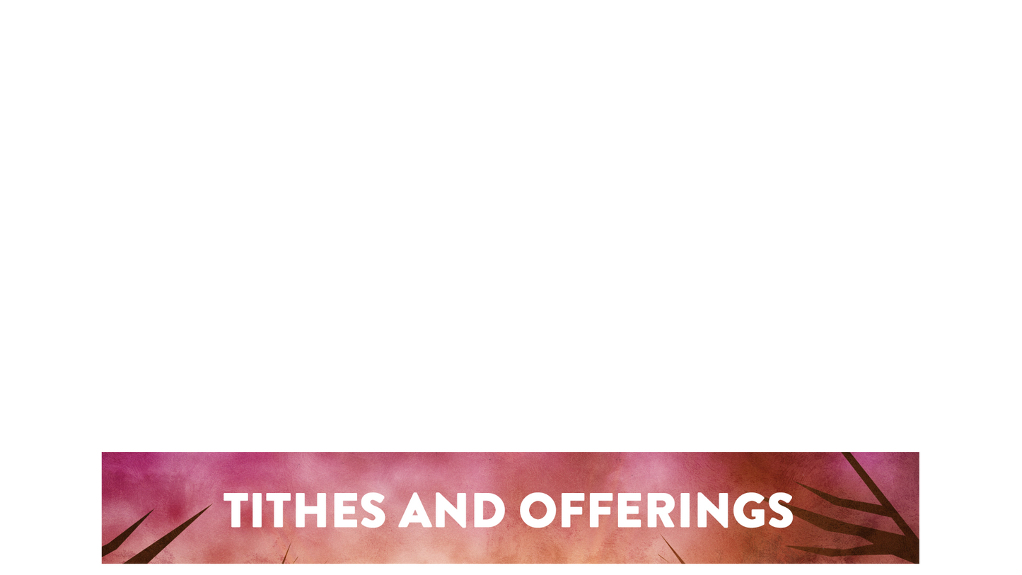 Bright Palm Sunday Lower Third Tithes Offering