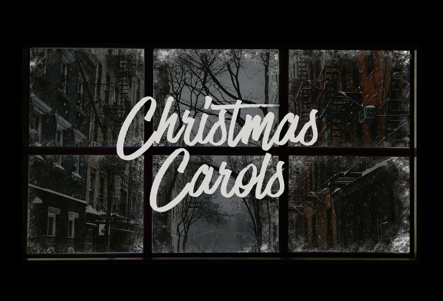 Christmas Windows 4X6 Postcard