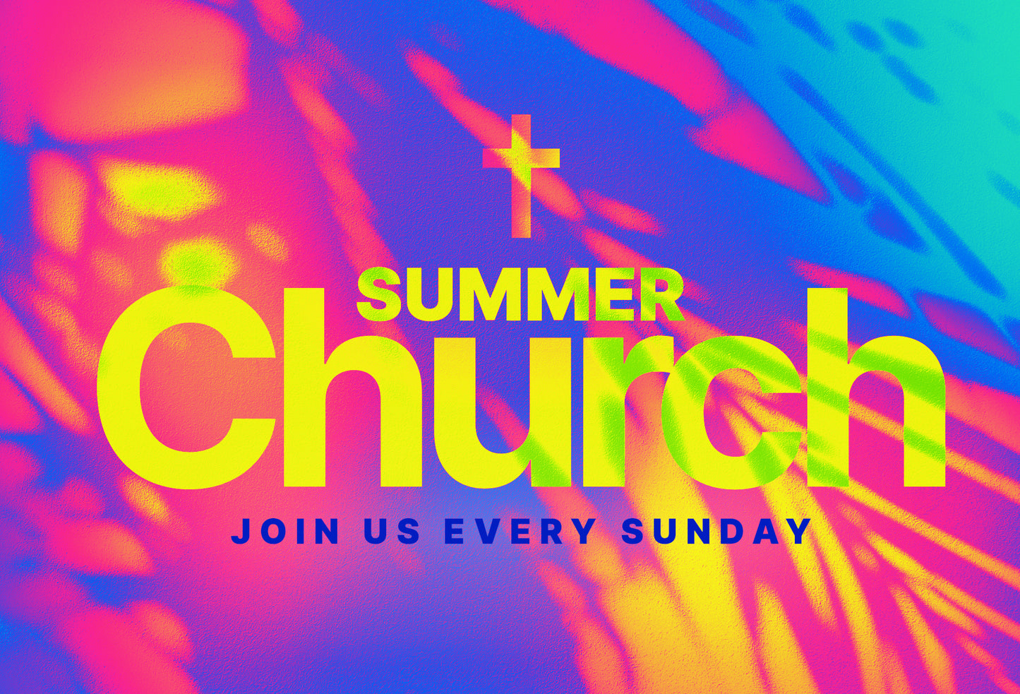 Vibrant Crosses 4X6 Postcard