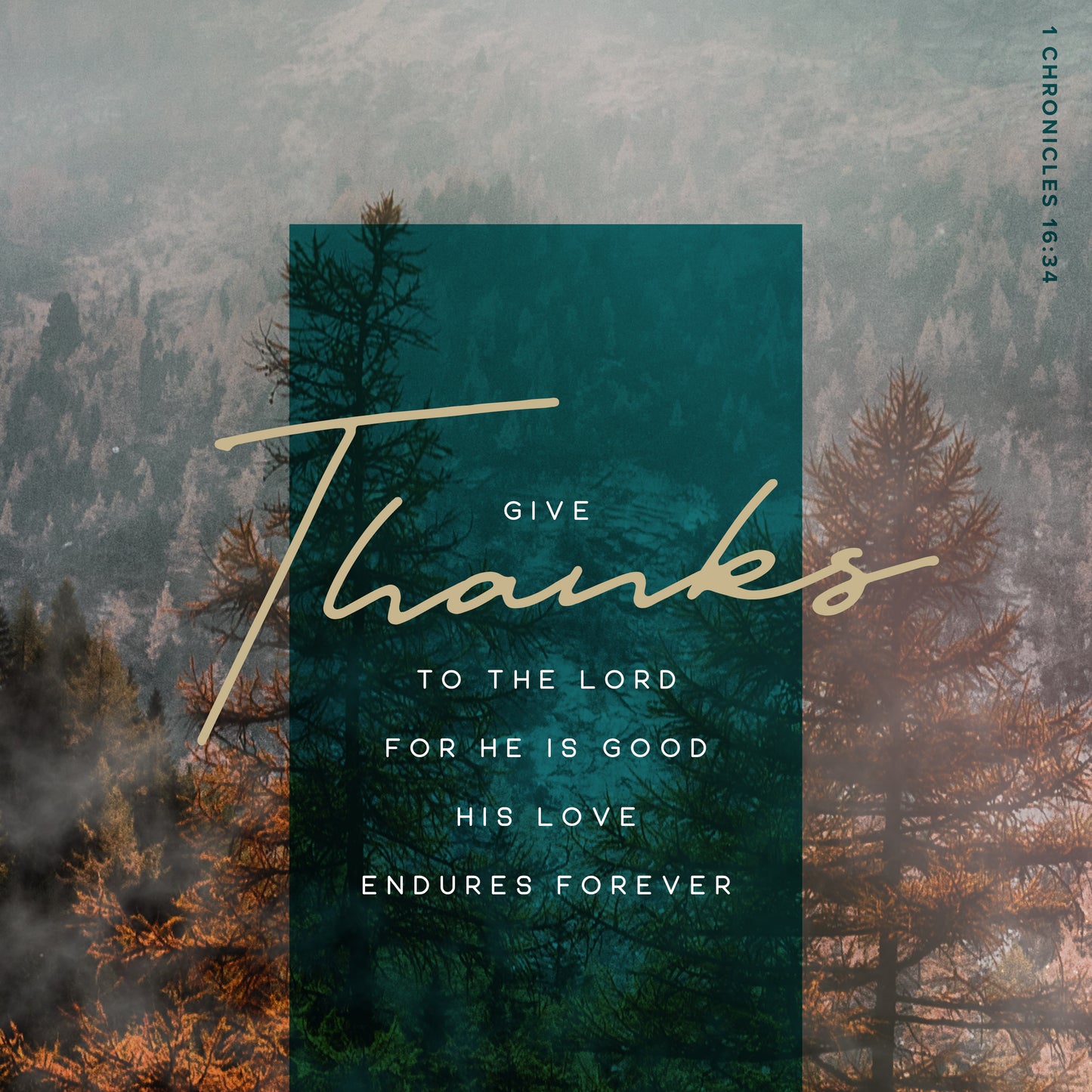 1 Chronicles 16:34