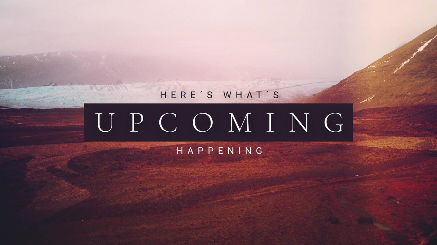 Thanksgiving Vistas Upcoming