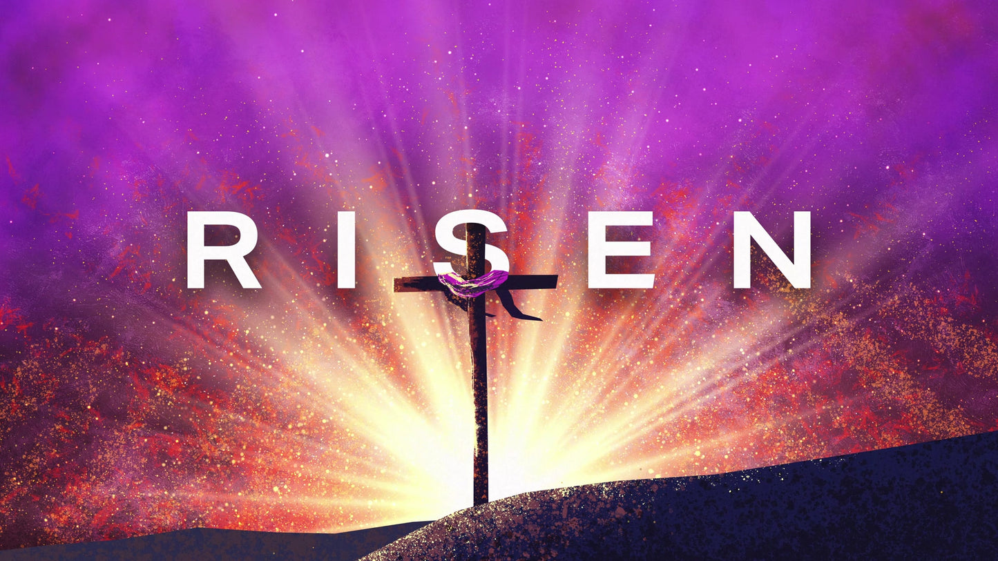 Easter Risen Again Title