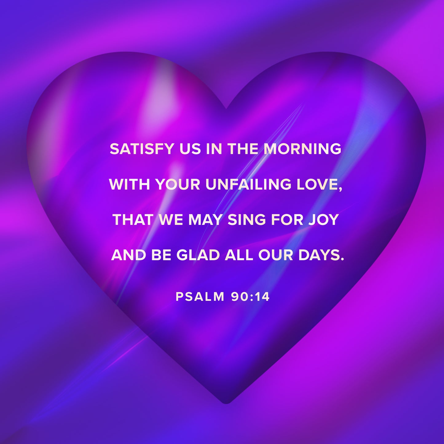 Psalm 90:14