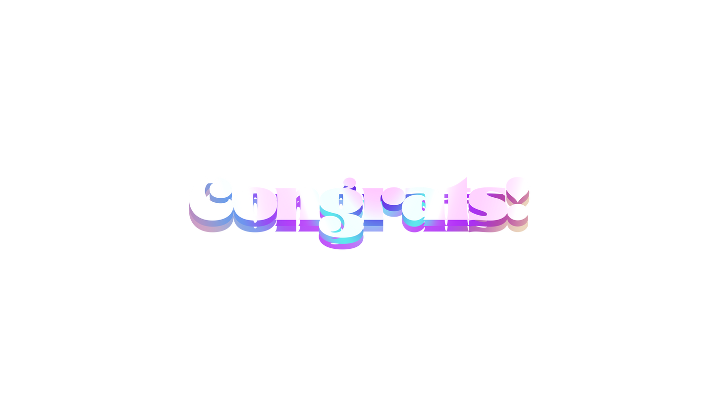 Superbright Celebration Congrats