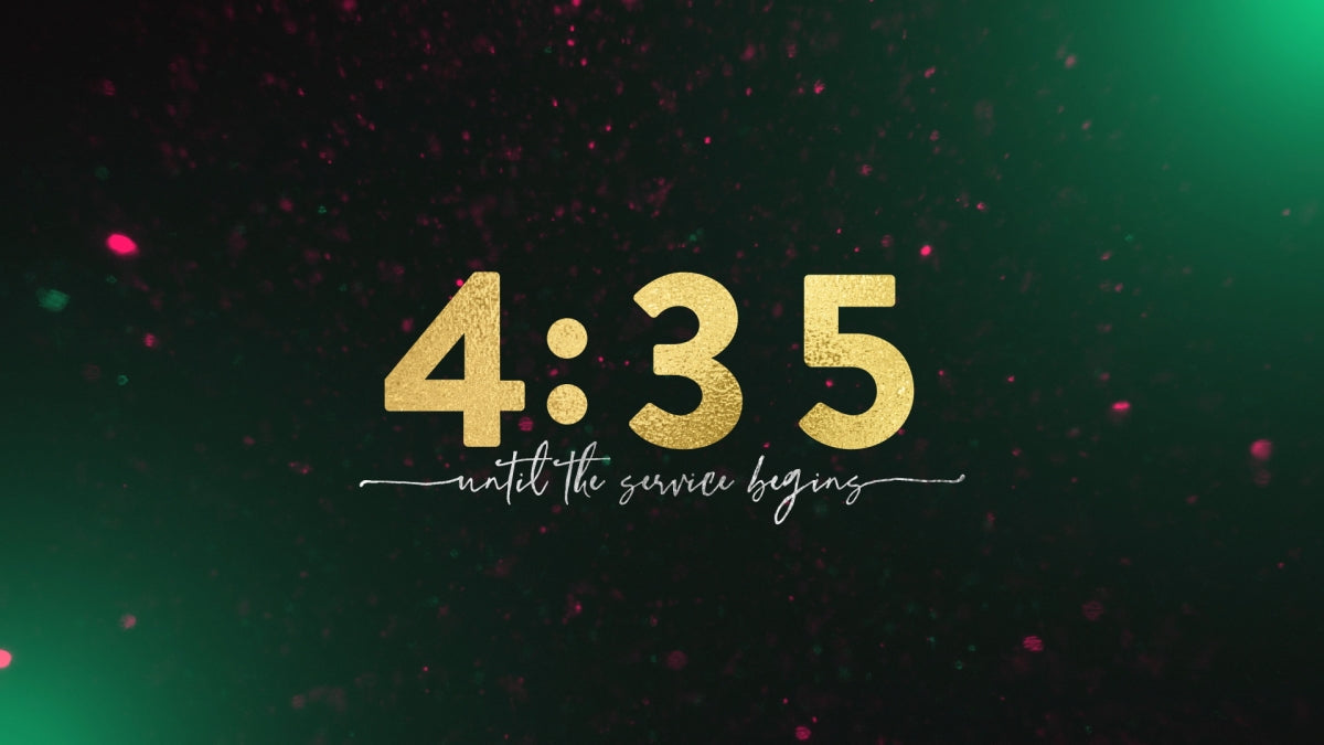 Christmas Glitter Countdown