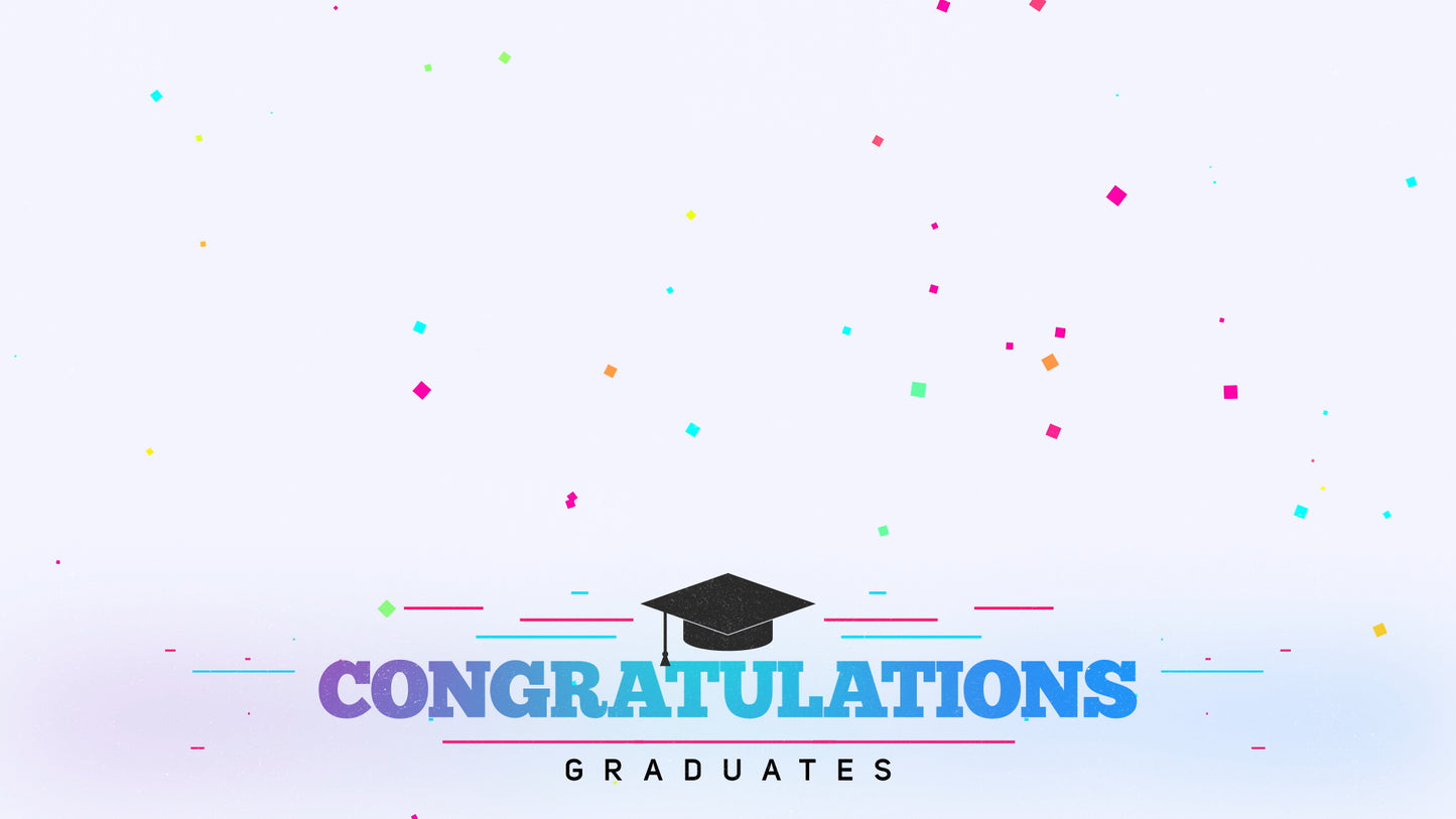 Colorful Graduation Title Bottom Still