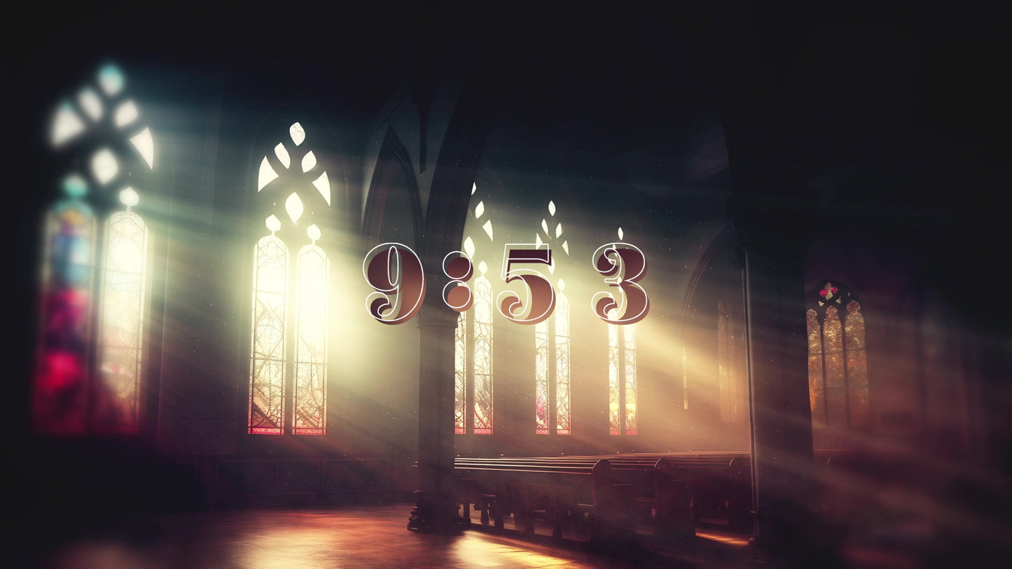 Cathedral Glass 10 Min Countdown