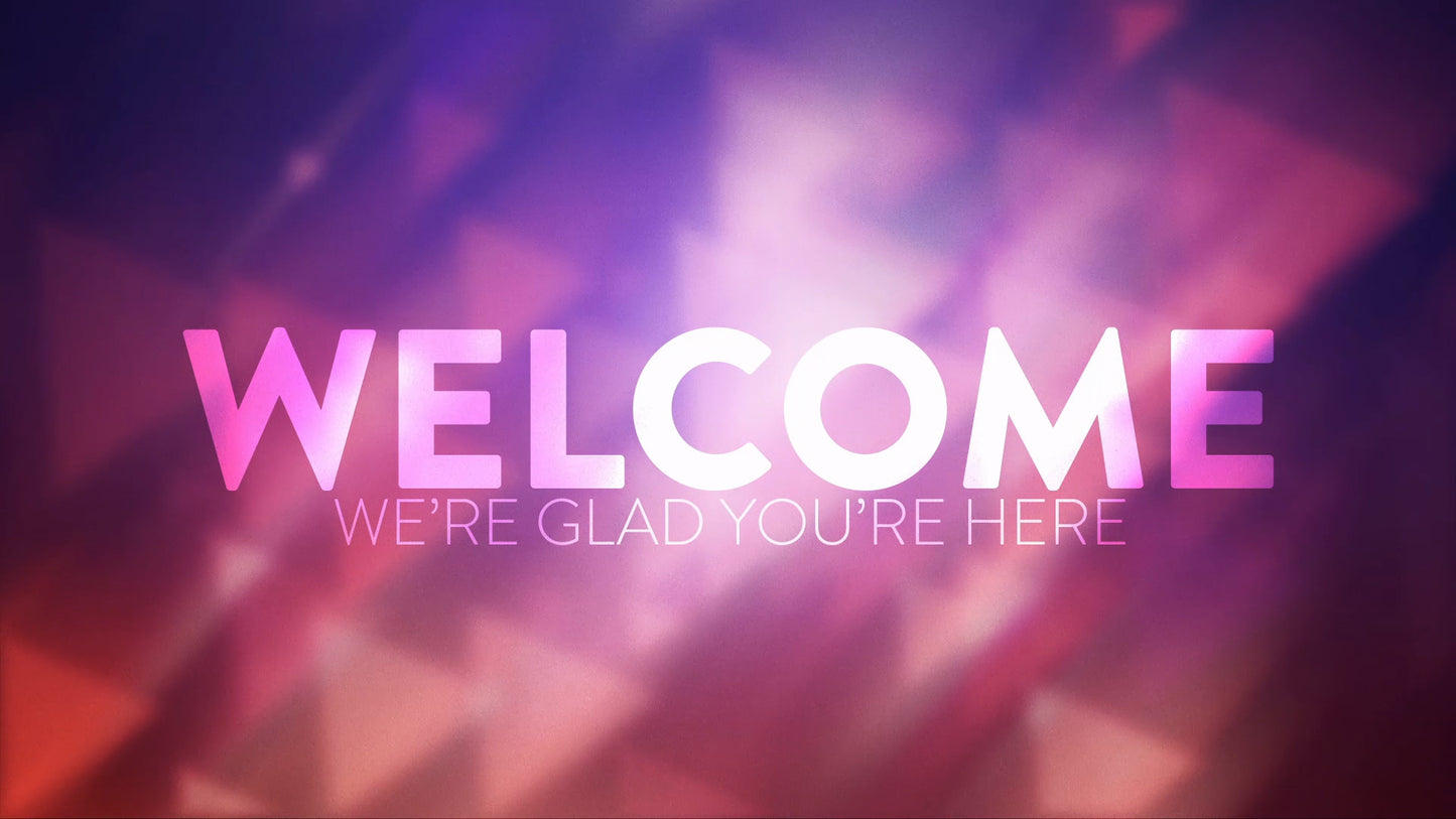Colorful Polygons Welcome Still