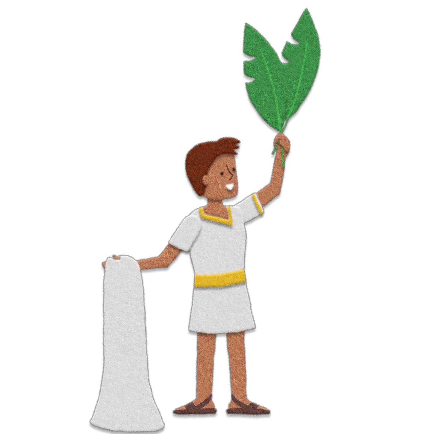 Palm Sunday Flannelgraph Boy 1