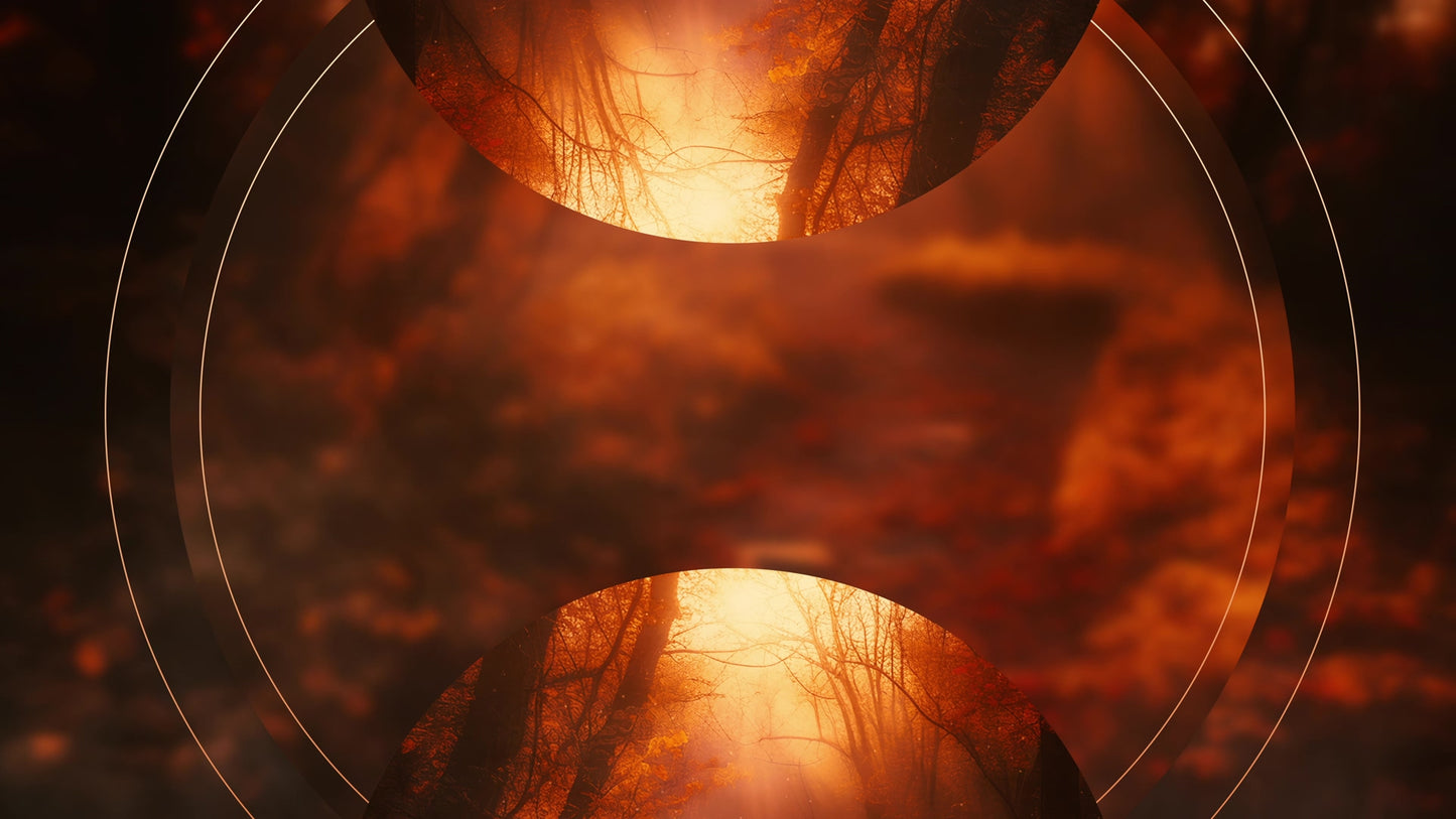 Autumn Path 3 Orbs