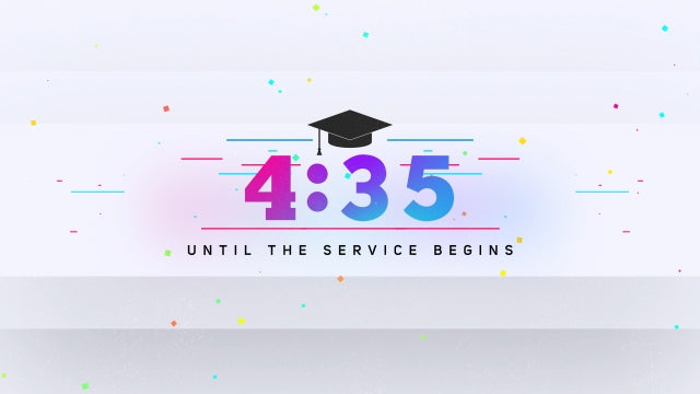 Colorful Graduation Countdown