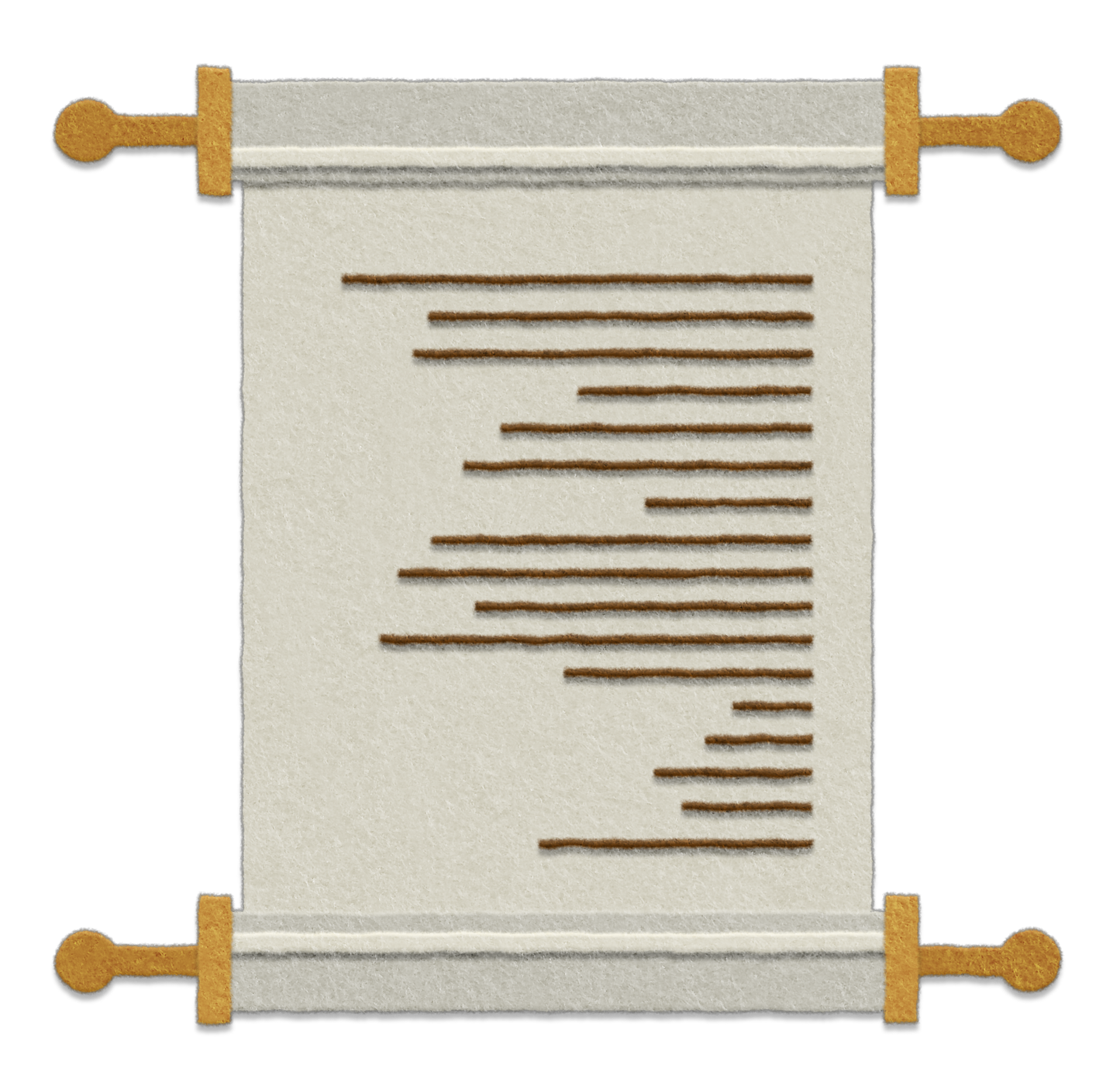 Palm Sunday Flannelgraph Scroll