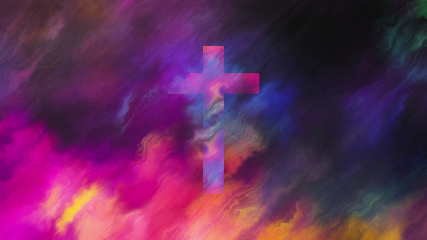 Easter Paint Cross 01