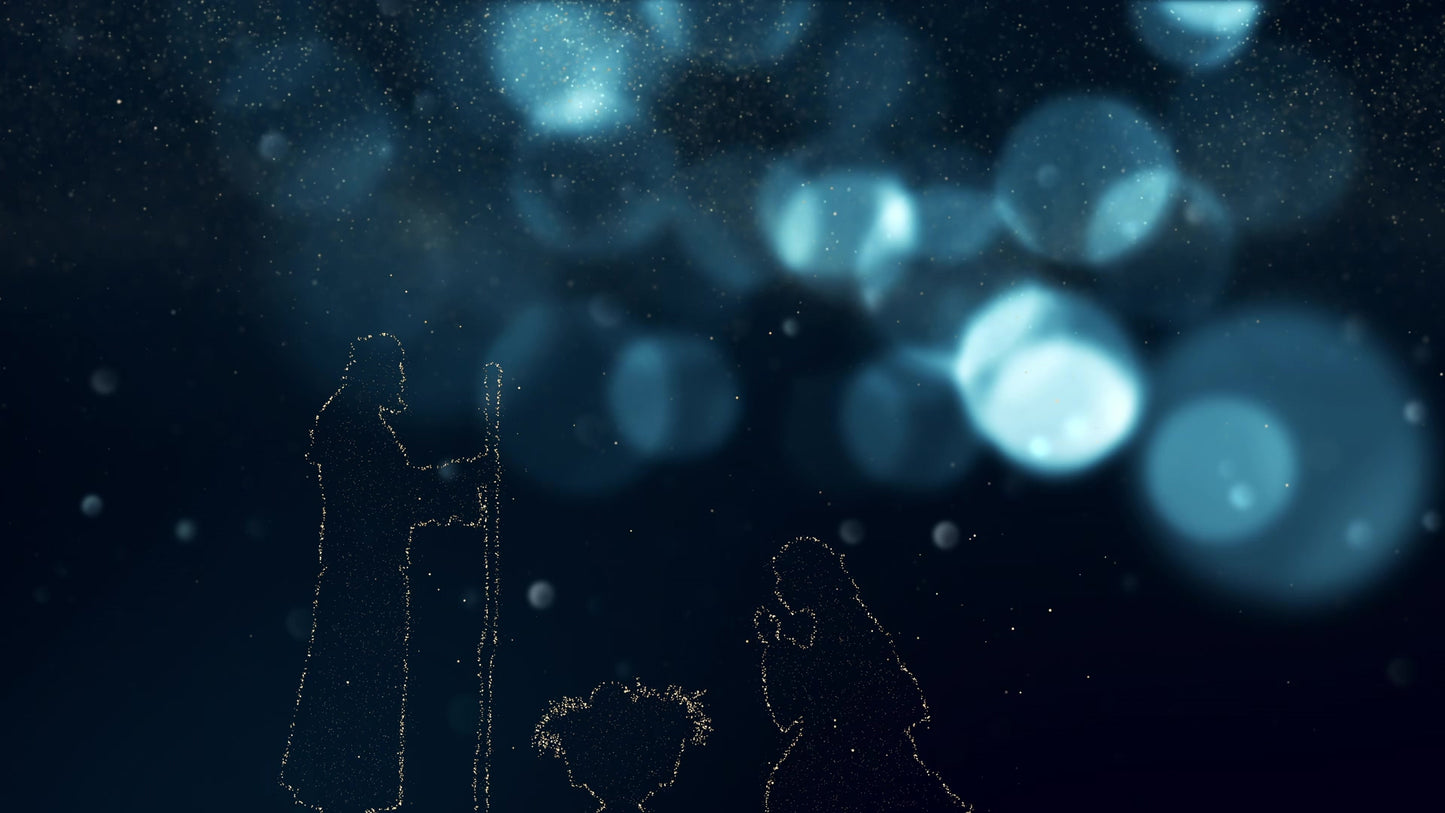 Sparkly Christmas Nativity