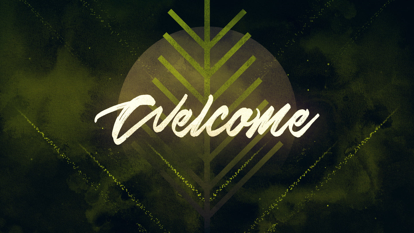 Particle Rays Palm Sunday Welcome Still