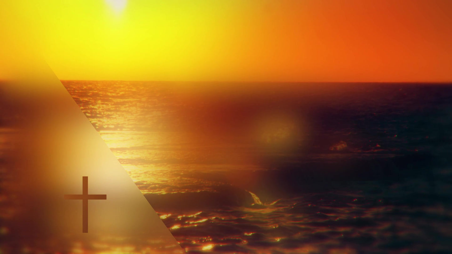 Days End Golden Ocean Cross