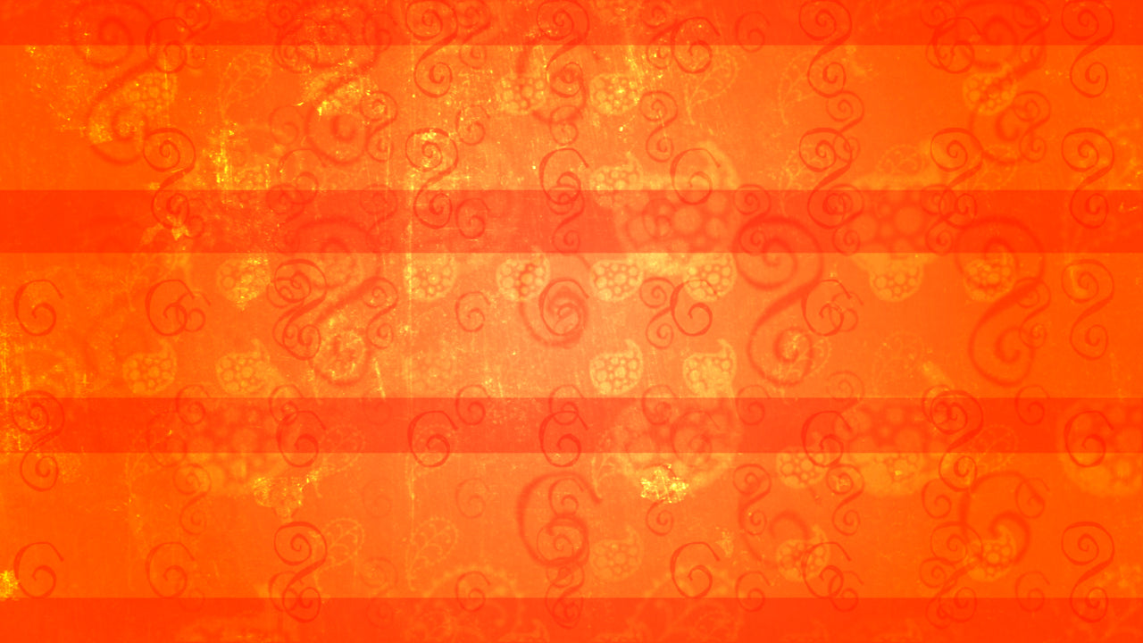 Orange Paisley Wall Still