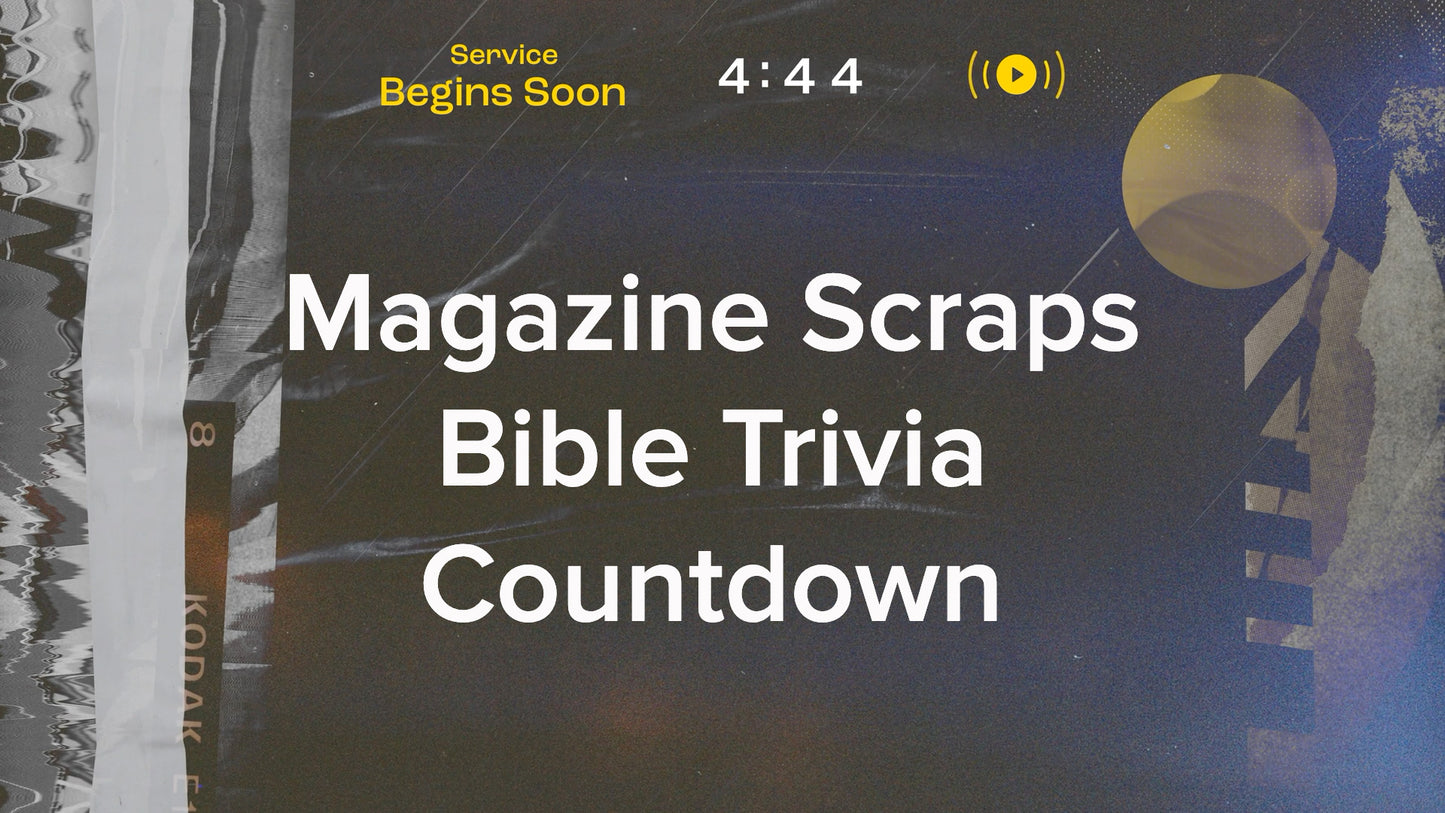Magazine Scraps Trivia Countdown