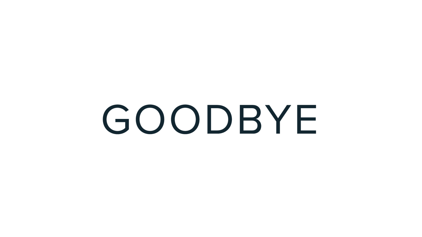 Holy Week Easter Goodbye