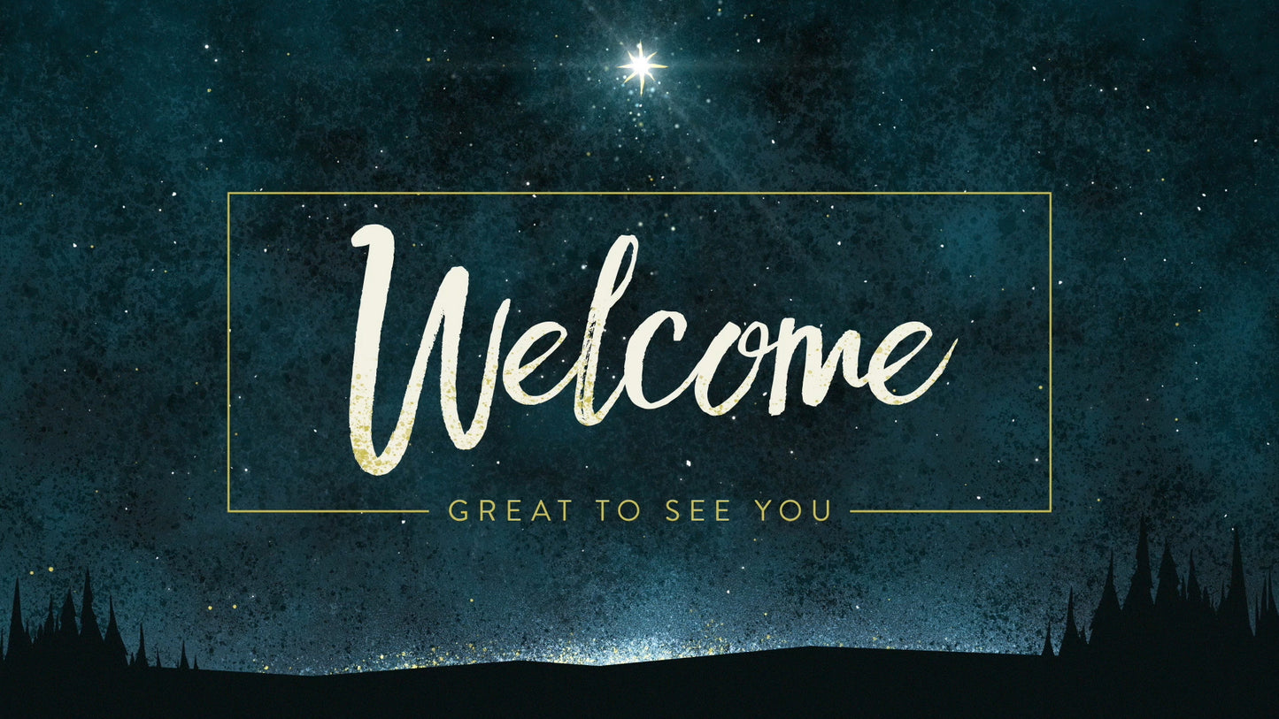 Christmas Eve Light Welcome Still