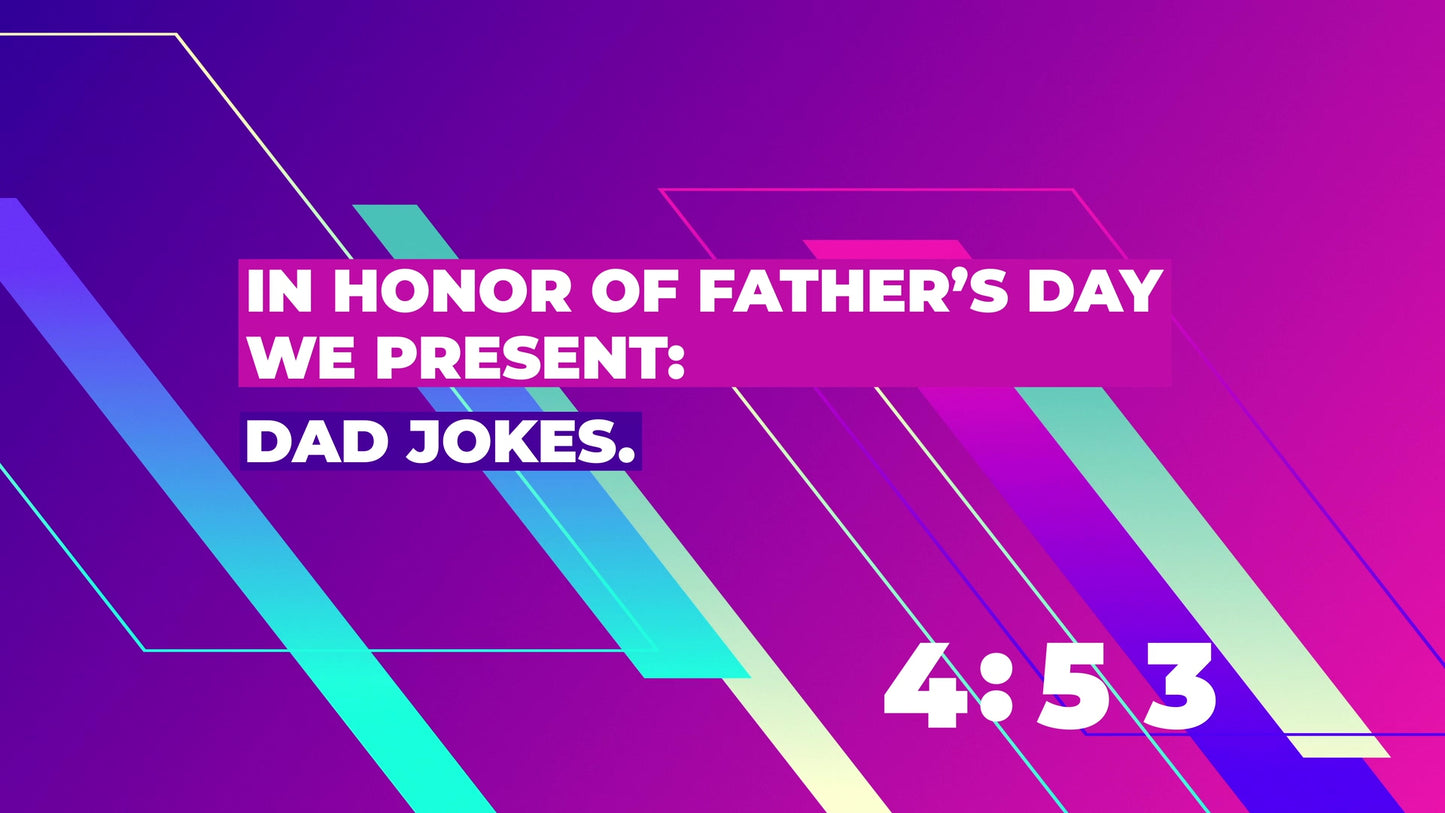 Dad Shapes Countdown