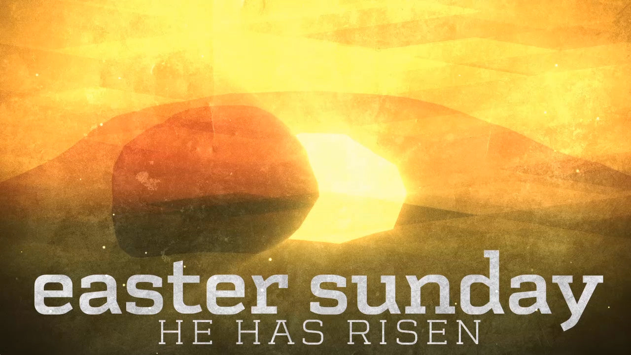 Subtle Easter Sunday Title Still