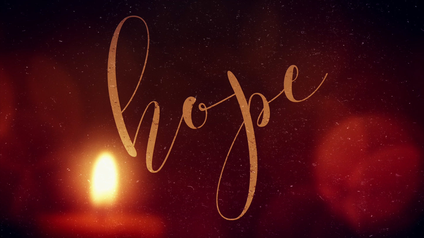 Warm Advent Glow Hope Still
