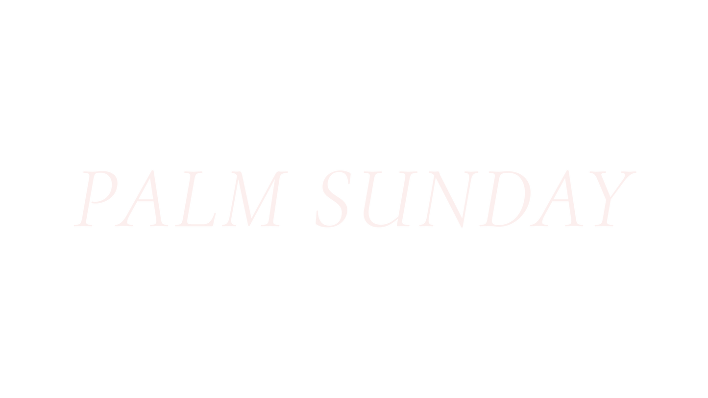 Shift Bright Easter Palm Sunday