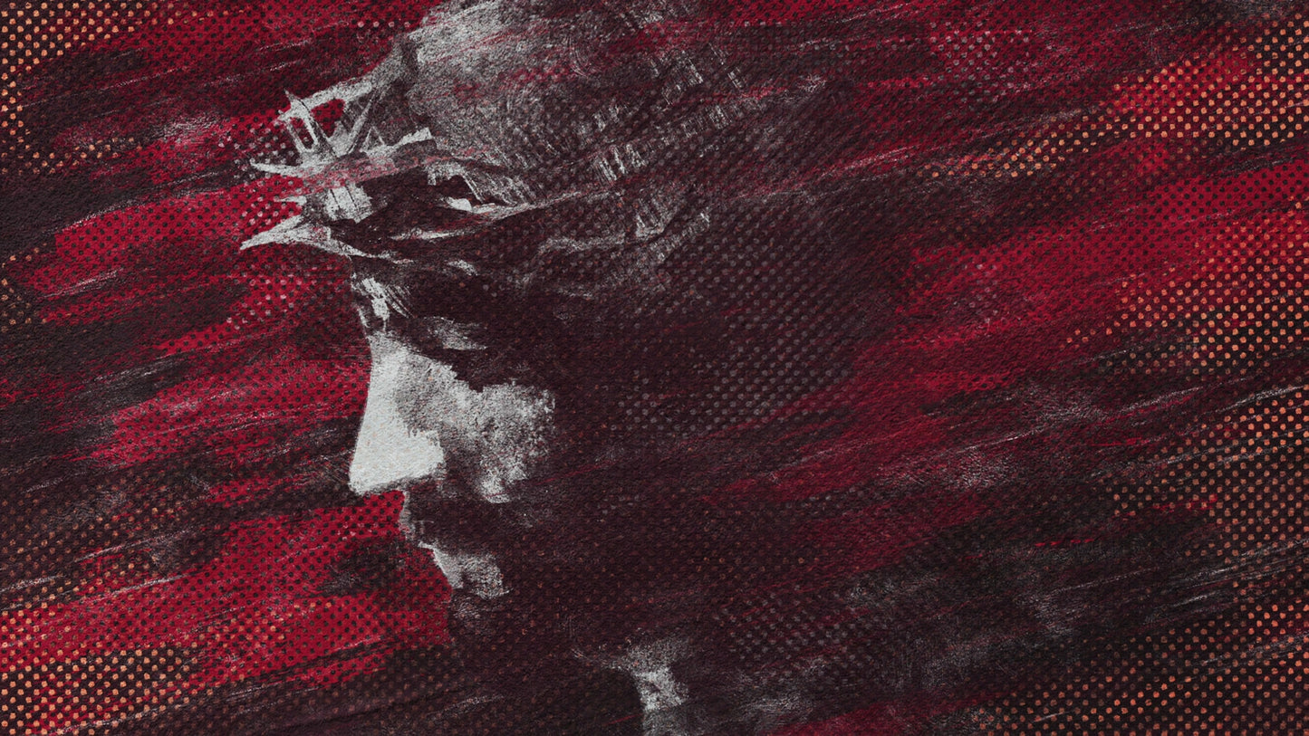 Easter Brush 17 Jesus Profile Dramatic