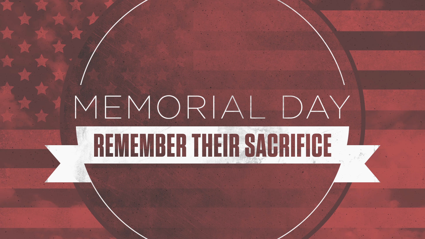 Vintage Patriotic Sky Memorial Day Still