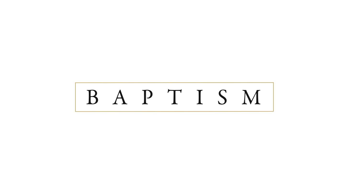 Simple Candles Baptism