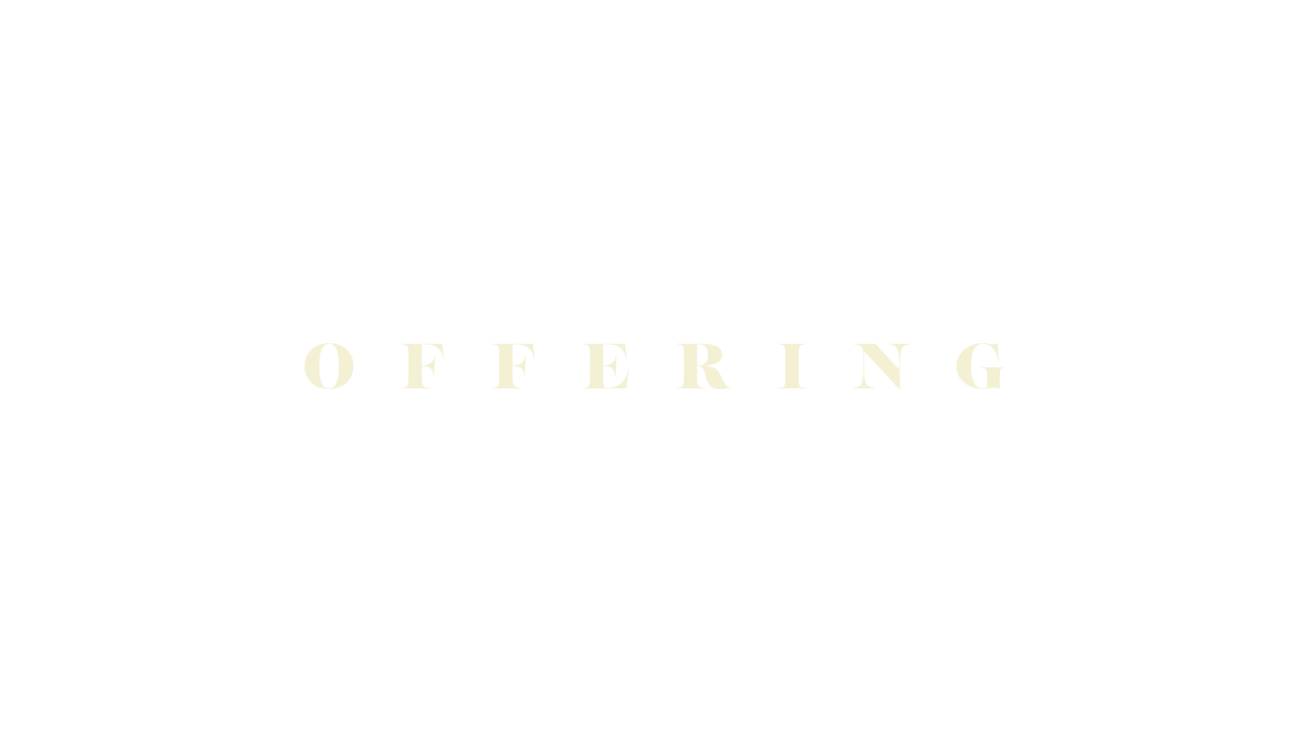 Pentecost Power Offering