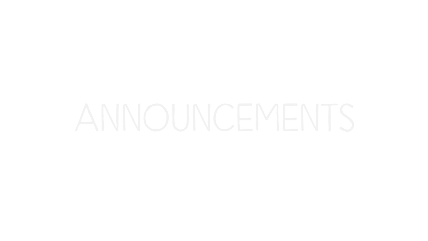 Big Sky Announcements