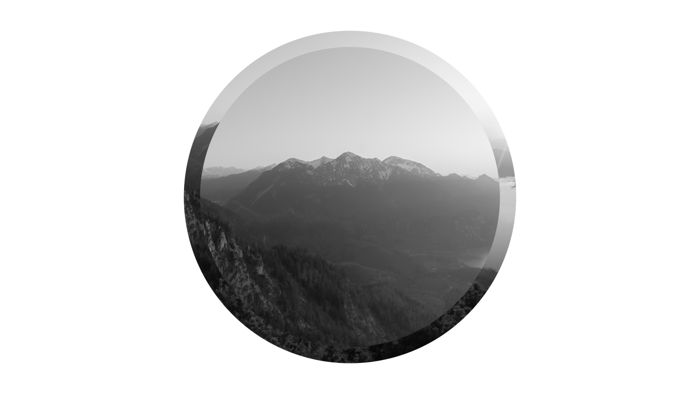 Monochrome Circle Mountains 02