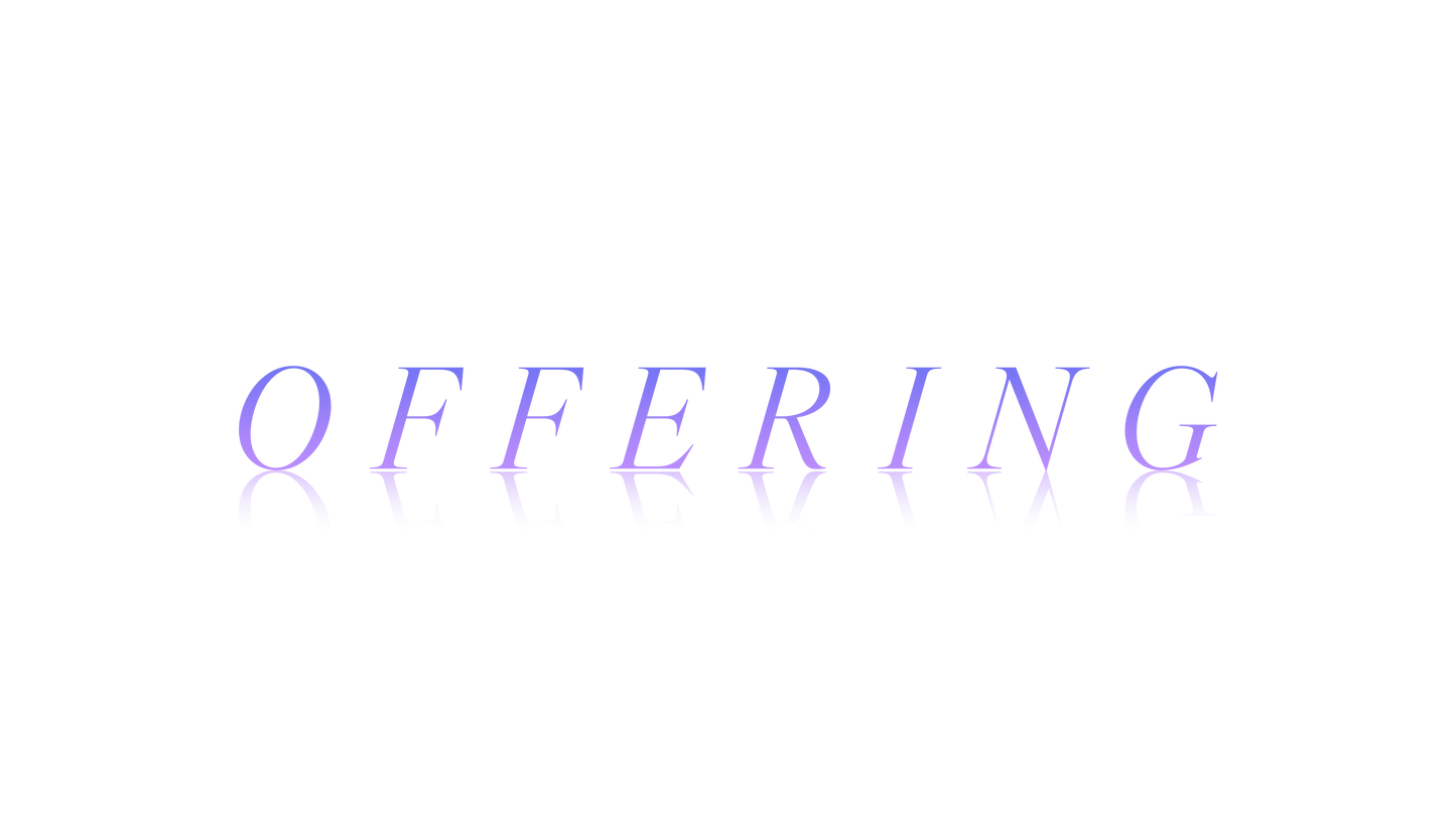 Holy Week Reflections Offering
